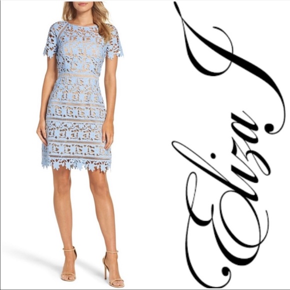 Eliza J Open Lace Dress - Picture 2 of 8